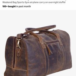 Leather Carry On Luggage