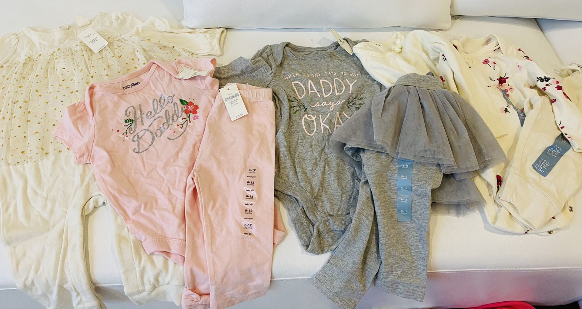New Baby Gap Clothes 6-12 Months
