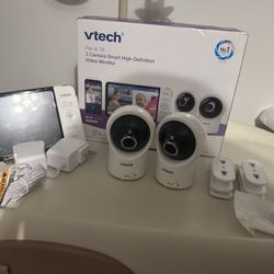 Vtech Pan & Tilt 2 Camera Smart High-Definition - Video Monitors, WiFi Series