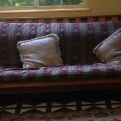 Futon SOFA BED Excellent With 2 Mattresses