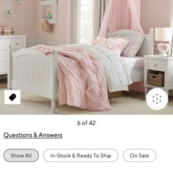 full size pottery barn bed frame