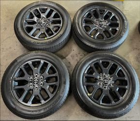 20" OEM Wheels & Tires From Toyota Tundra Platinum