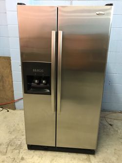 Whirlpool Stainless Steel Side By Side Refrigerator