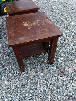 Solid Wood Side Tables