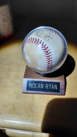 Nolan Ryan - Autographed Baseball