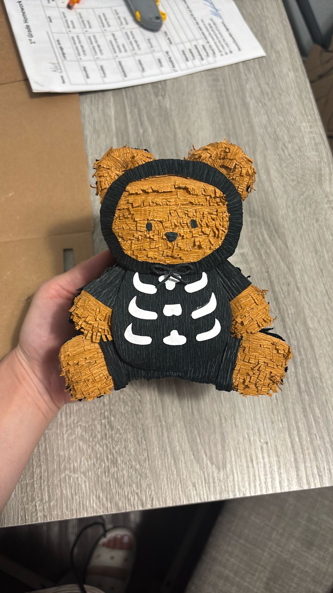 Cute Halloween Teddy Bear Piñata