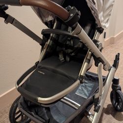 UppaBaby Vista V2 Stroller, White Marl