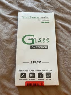 amFilm OneTouch Tempered Glass Screen Protector 2-Pack
