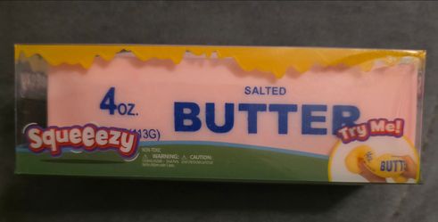 Pink crunchy butter squishy