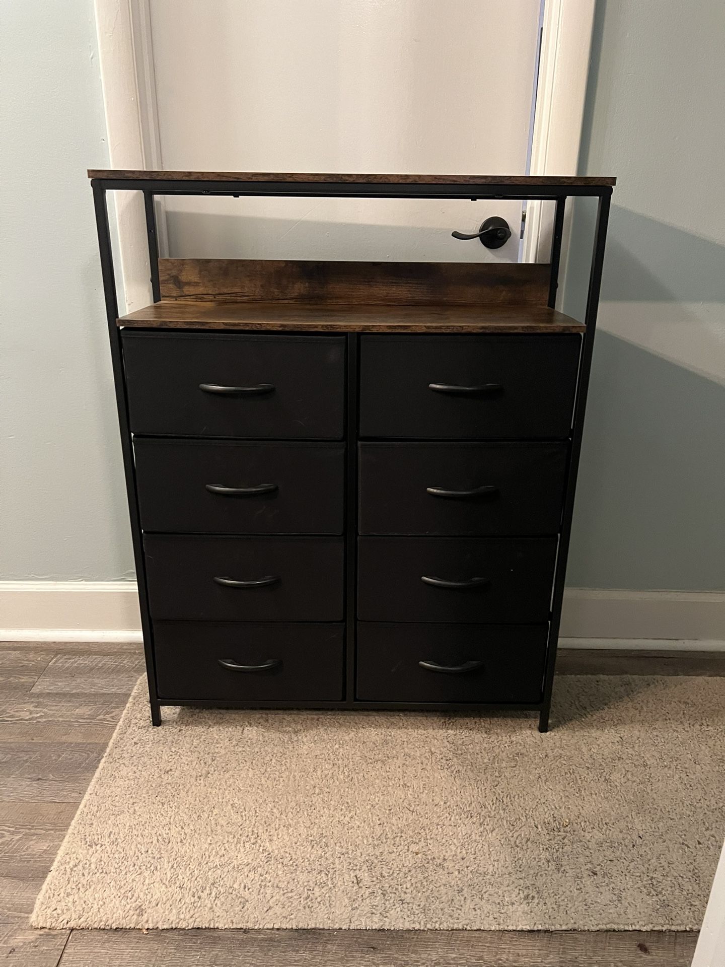 8 Drawer Fabric Storage Dresser