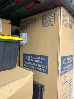 Power vent water heater 40 gallon gas