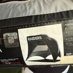 Raiders Beach Cabana Tent 