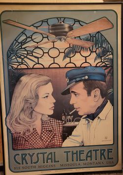 Crystal Theatre Movie Poster Humphrey Bogart 