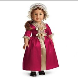 American Girl Doll Felicity Gala Gown Outfit Dress Bonnet box will be flattened in order to provide economical shipping.