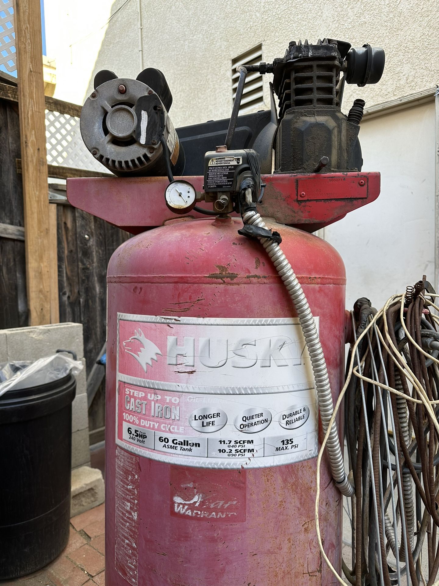 Husky 60 Gallon Air Compressor
