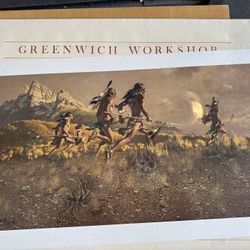 The Warriors By Frank McCarthy Limited Edition Signed Print