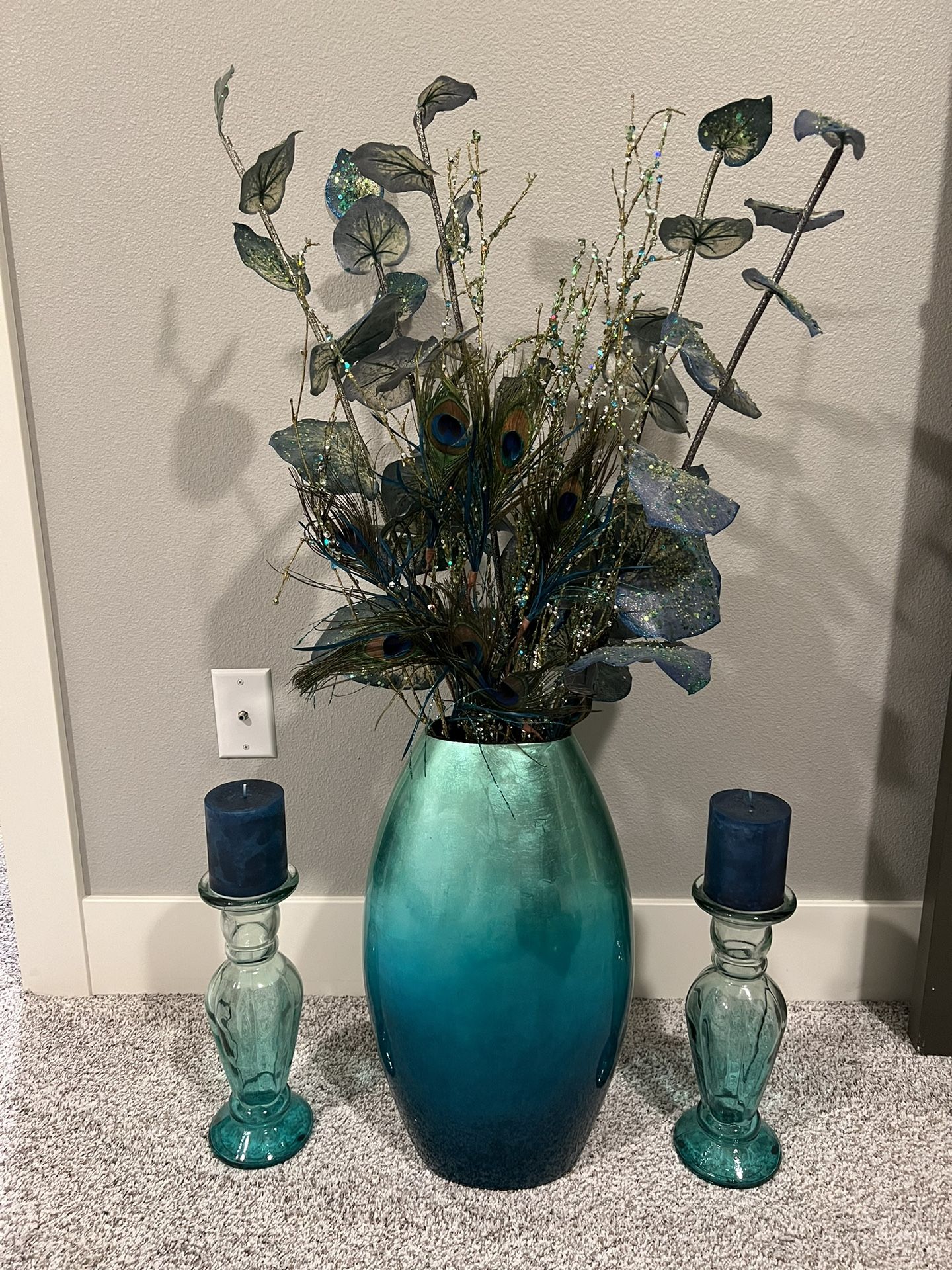 Vase & Candles Combo