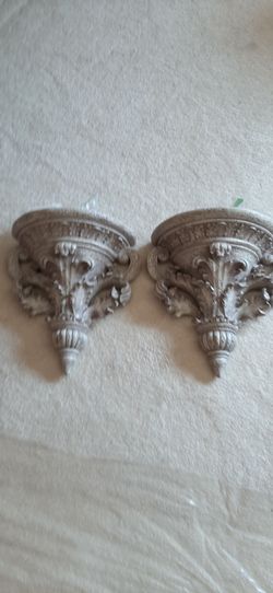 Ornate decorative wall sconces