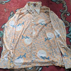 Rare and awesome vintage polyester shirt