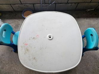 Kids Plastic Table and Chair Set