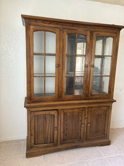Dining Table With China Cabinet