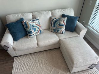 Ashley Sofa 3 seat and ottoman