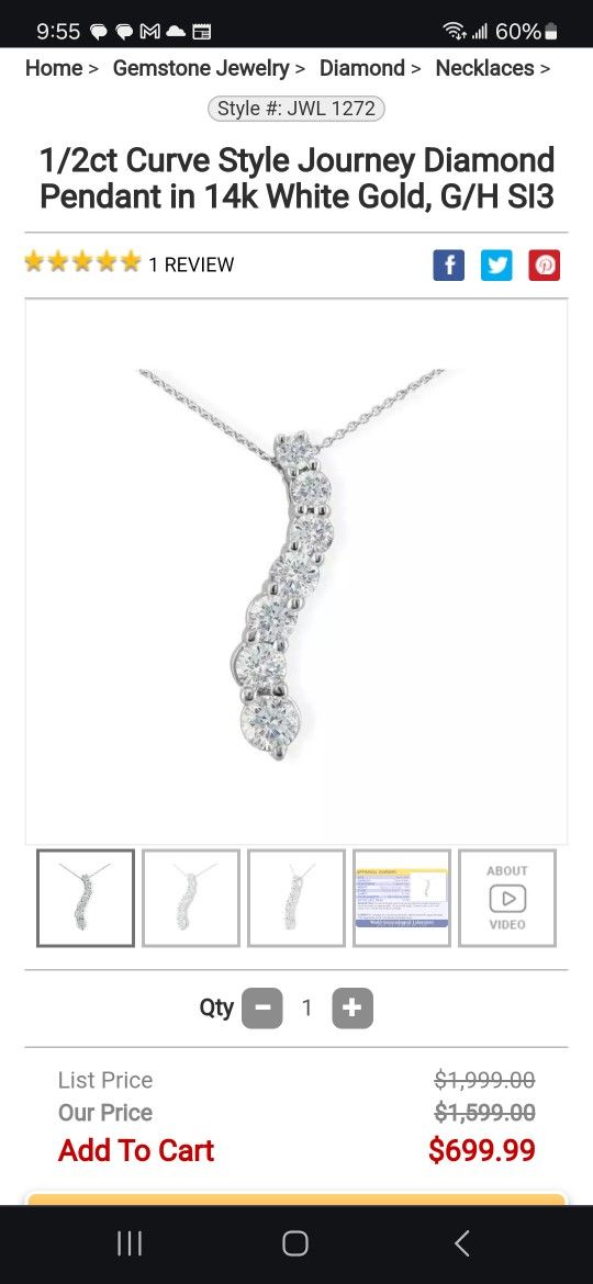 White Gold With Diamonds