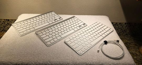 3 Apple Wireless Keyboards (2 of A1314 + 1 of A2450)