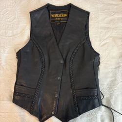 Women’s Leather biker vest