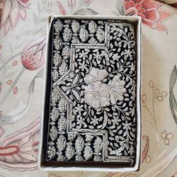 Beautiful beaded Brocade Evening hand clutch 