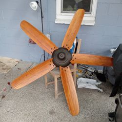 60in. Light Weight  Wooden Blades Ceiling Fan