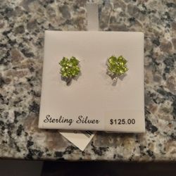 Lucky Charm Sterling Silver Ear Rings 