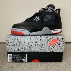 DS JORDAN 4 BRED REIMAGINED SIZE 9.5 