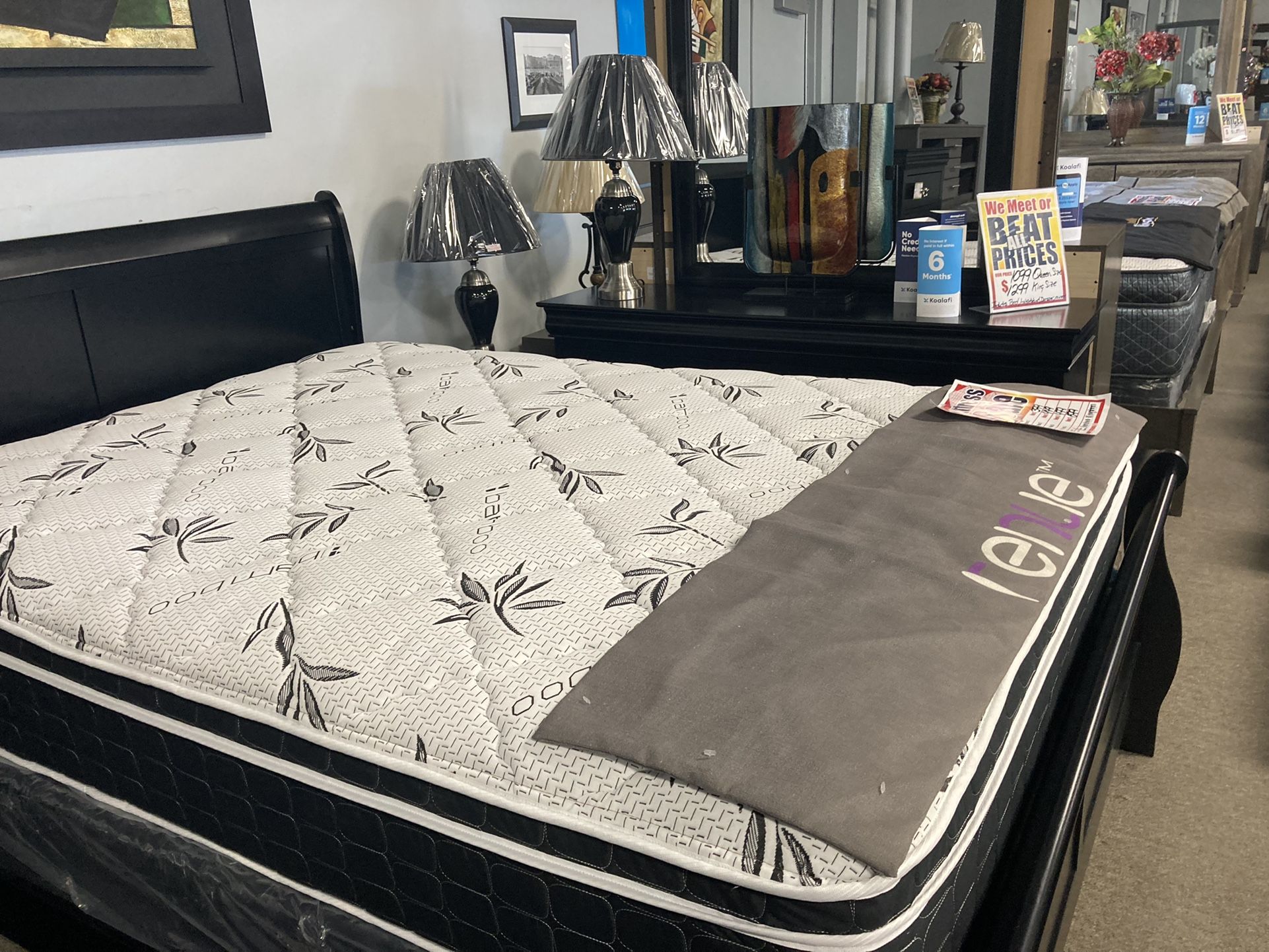 Gorgeous Bedroom Set ✨☺️ Simple Financing Available,All Products : American Fashion Style Bags On Sale