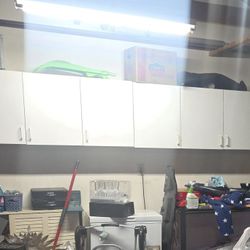 Large White Garage Storage Cabinets