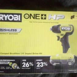 Ryobi One + 18V HP Compact Brushless 1/4" Impact Driver Kit (BRAND NEW)