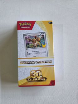 Pokémon TCG Knock Out Collection 30th Celebration w/Eevee Promo & Coin