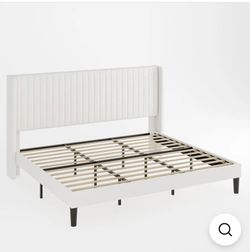 Velvet Upholstered Bed Frame
