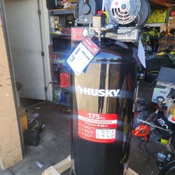 Husky
60 Gal. 3.7 HP 1-Phase 175 PSI
Oil Lubed Belt Drive Stationary
Electric Air Compressor