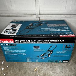 18V X2 (36V) LXT Lithium-Ion Cordless 21 in. Walk Behind Lawn Mower Kit w/4 batteries (4.0Ah)