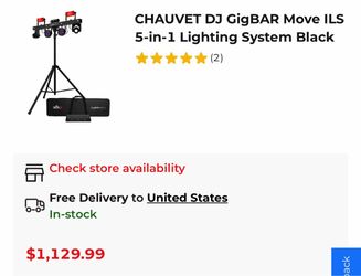 Chauvet DJ gig bar