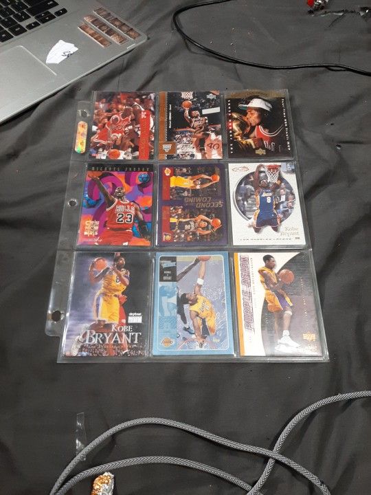 Kobe Bryant And Michael Jordan Cards 