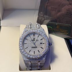 VVS Bustdown AP Royal Oak Lab Diamonds