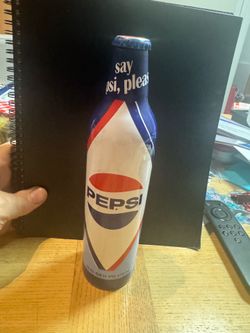 Unopened Aluminum Pepsi Bottle