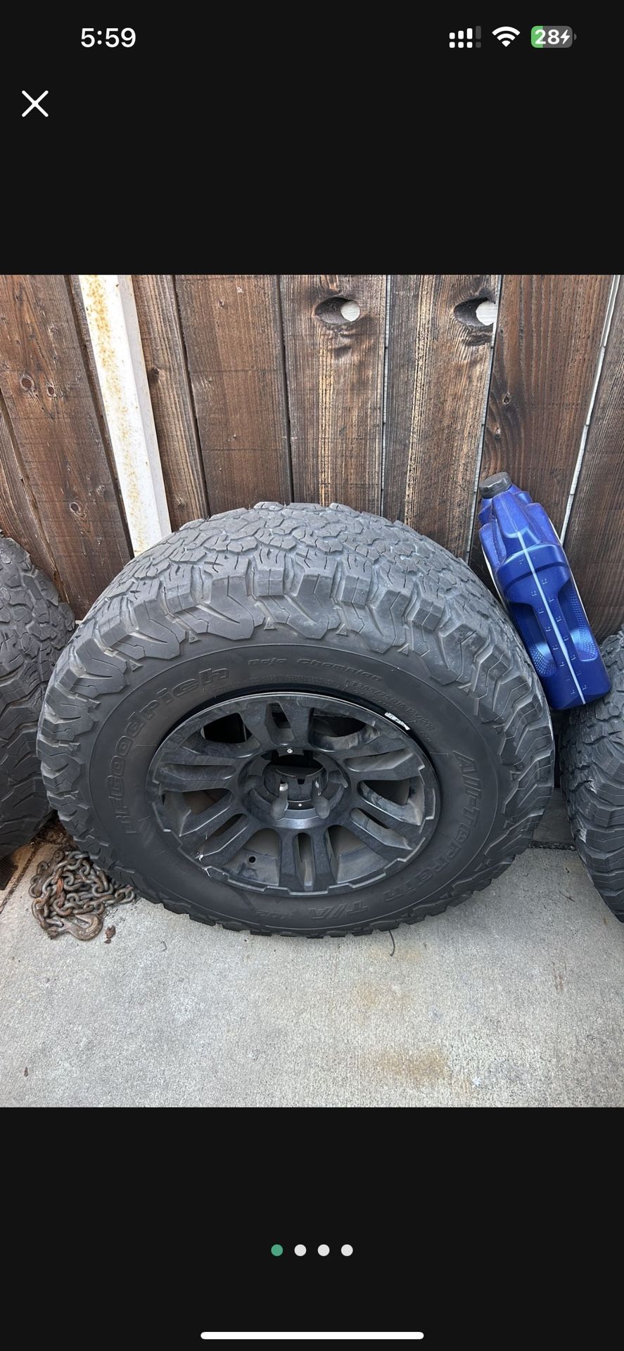 MB TKO Wheels 16x8 and BFG KO2 Tires 265 70 16