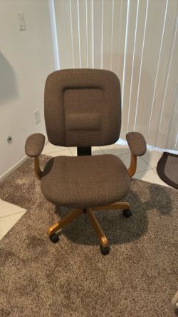 Office chair on rollers