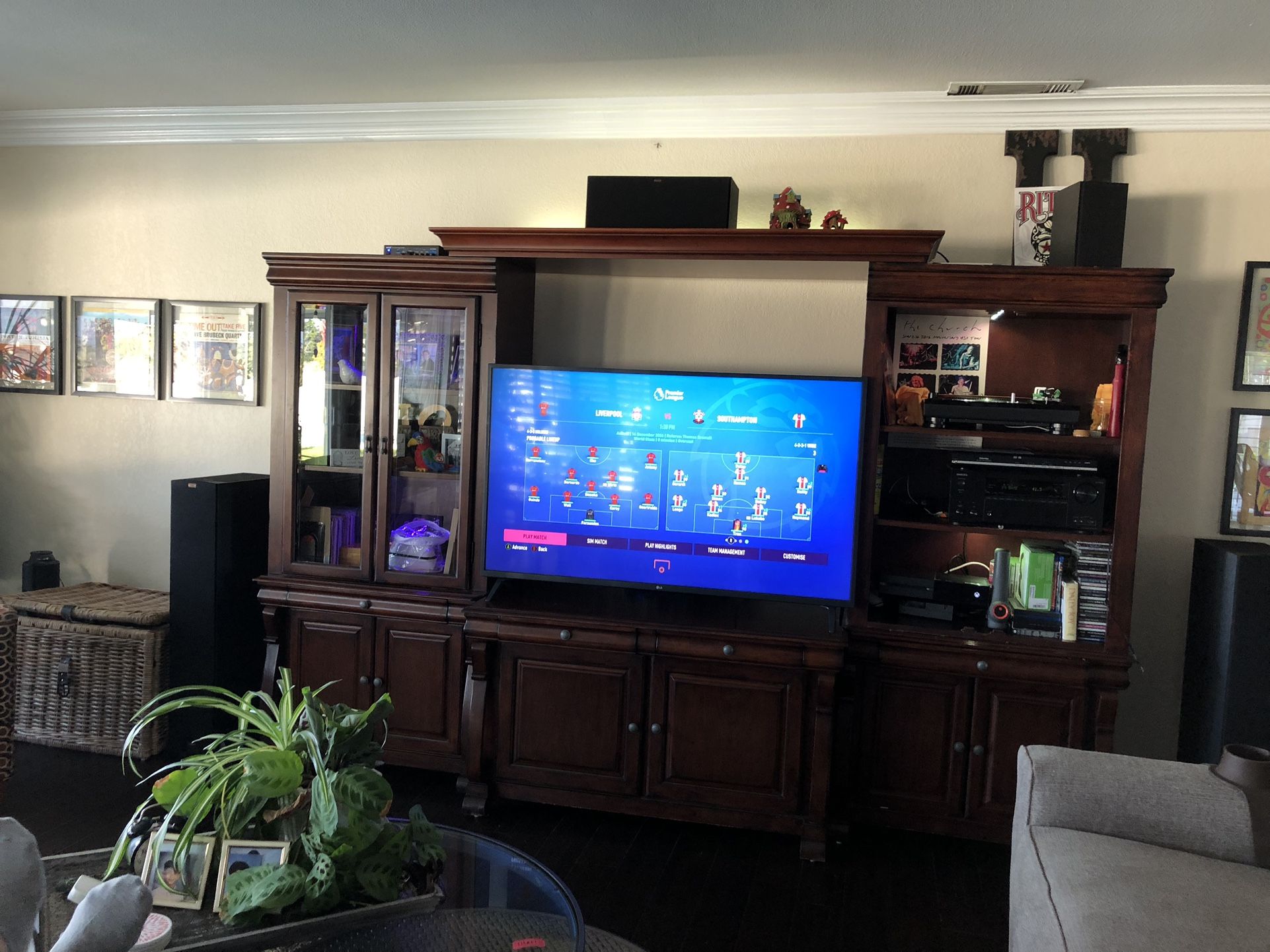 Entertainment Center Cabinet And Shelves 