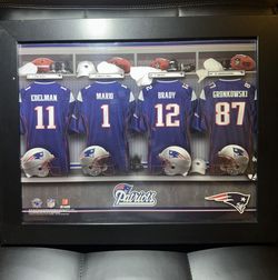 England Patriots Locker Room Framed Print