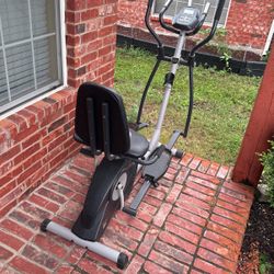 Workout elliptical machine
