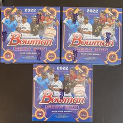 2022 Topps Bowman MLB Mega Box (3) 